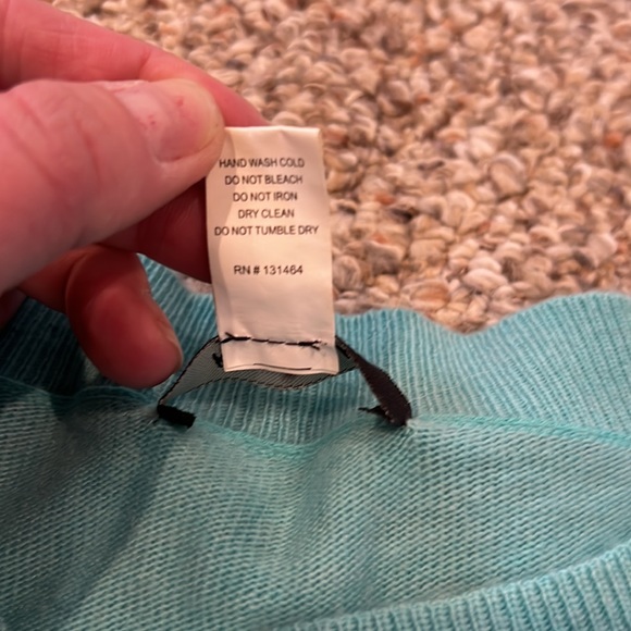 GUC! Kerisma Sweater. Blue and Cream. SZ S - Picture 5 of 7